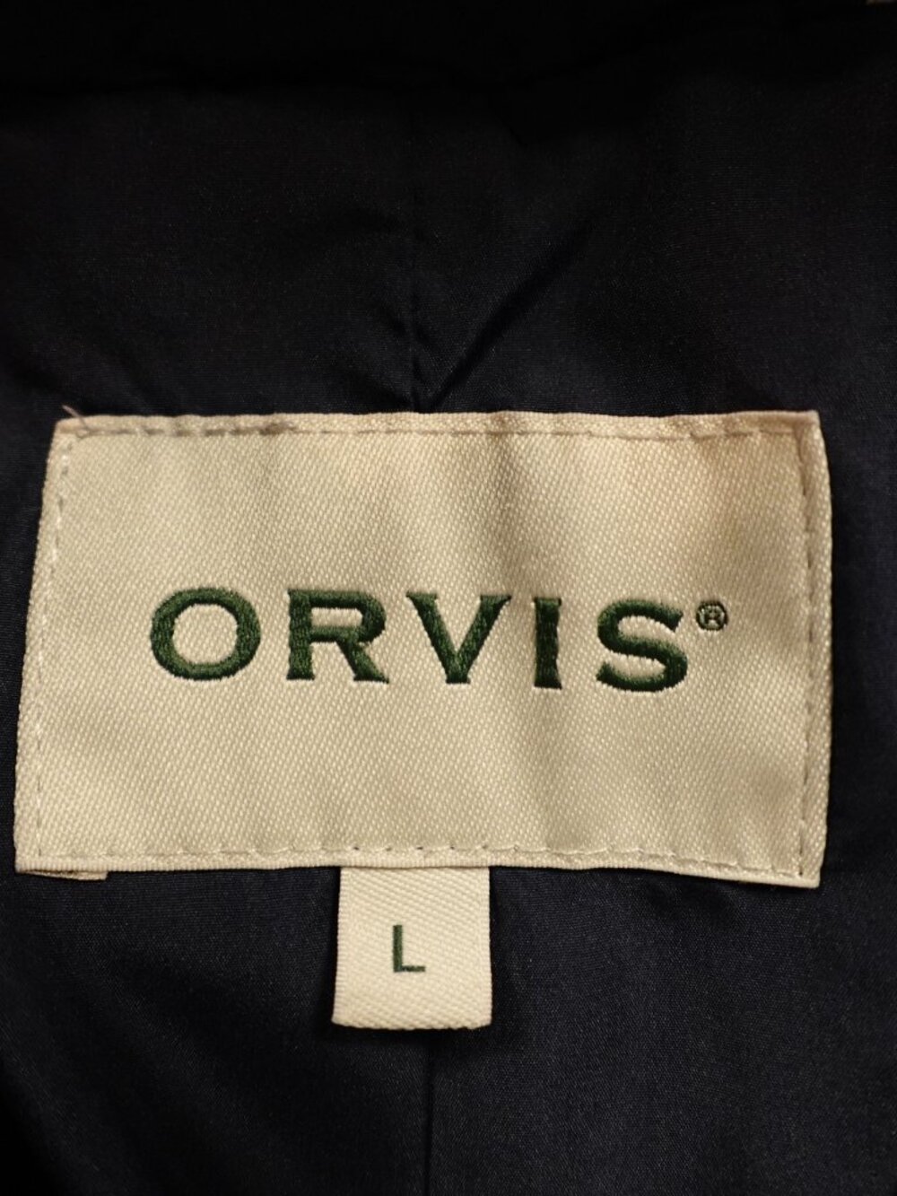 Orvis Quilted Hooded Jacket Women’s Large Navy Insulated Outdoor - Picture 3 of 13